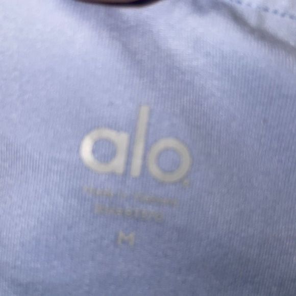 ALO Yoga Goddess blue and grey high waist leggings size Medium - Picture 4 of 6